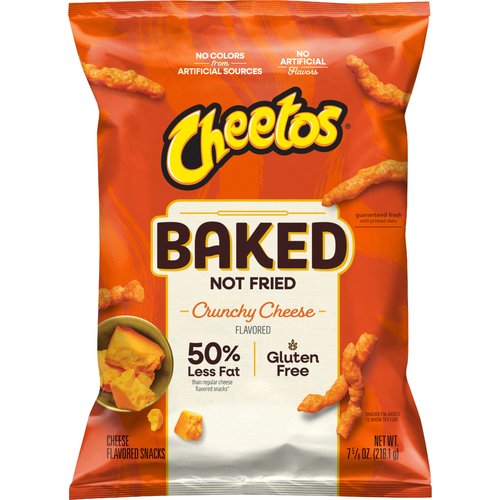 Cheetos Baked Crunchy Cheese Flavored Snacks - 7.63 Ounce