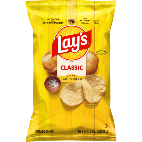 Lay's Potato Chips Classic - 8 Ounce