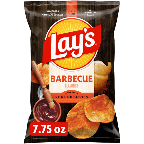 Lay's Barbecue Flavored Potato Chips - 7.75 Ounce Image 1 of 3