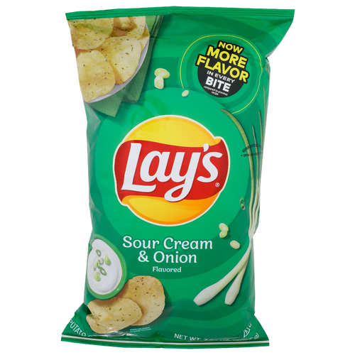Lay's Sour Cream & Onion Flavored Potato Chips - 7.75 Ounce