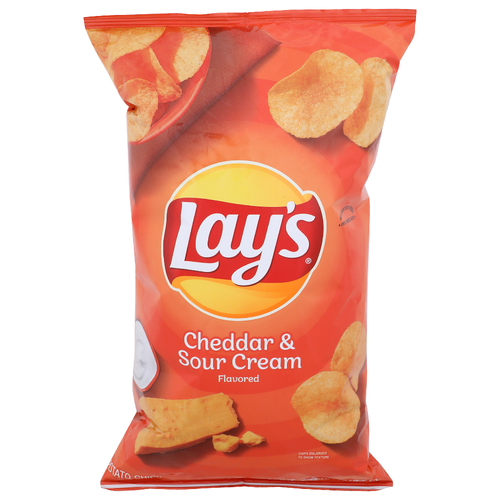 Lay's Cheddar & Sour Cream Flavored Potato Chips - 7.75 Ounce