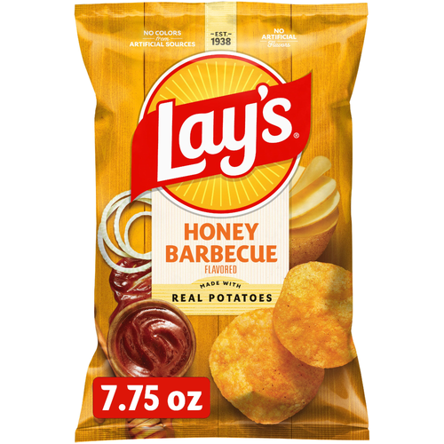 Lay's Honey Barbecue Flavored Potato Chips - 7.75 Ounce Image 1 of 3