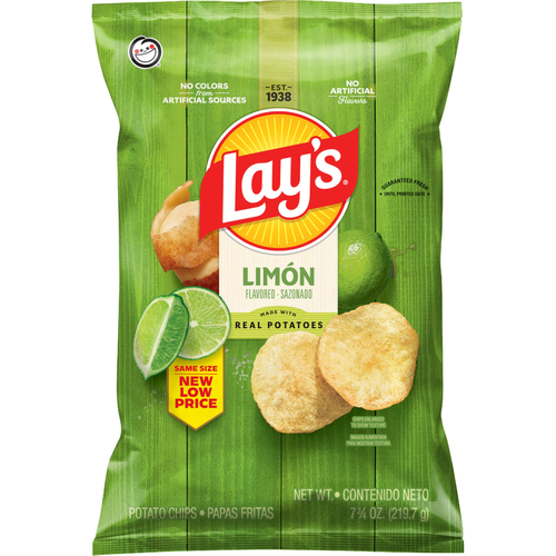 Lay's Limon Flavored Potato Chips - 7.75 Ounce