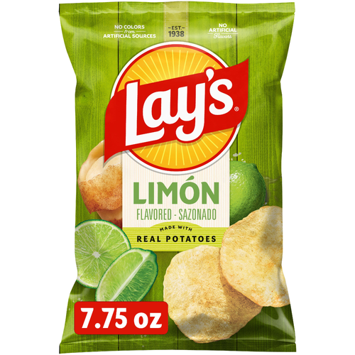Lay's Limon Flavored Potato Chips - 7.75 Ounce Image 1 of 7