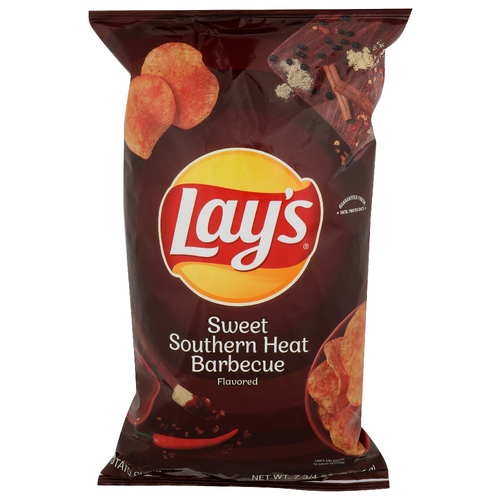 Lay's Sweet Southern Heat Barbecue Potato Chips - 0.75 Ounce