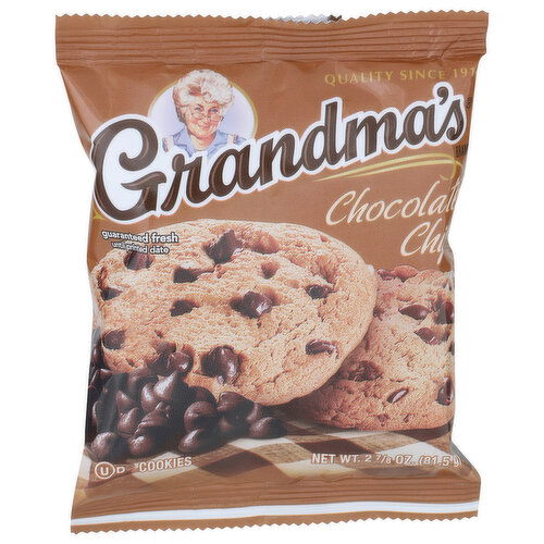 Grandma's Brand Chocolate Chip Cookies - 2.88 Ounce