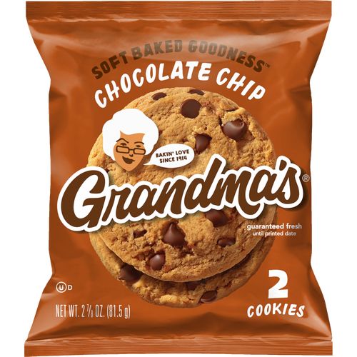 Grandma's Cookies Chocolate Chip Cookies - 2.88 Ounce Image 1 of 5