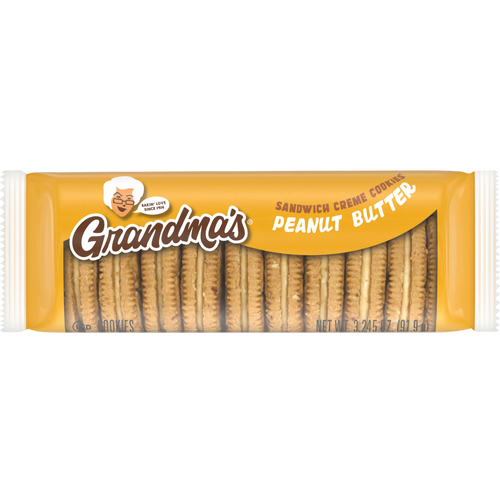Grandma's Sandwich Creme Cookies Peanut Butter - 3.25 Ounce