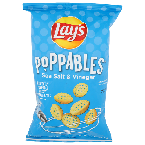 Lay's Poppables Sea Salt & Vinegar Flavored Potato Snacks - 5 Ounce