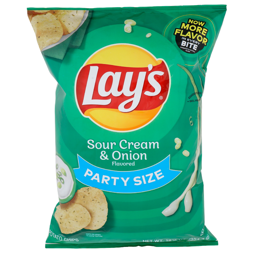 Lay's Sour Cream & Onion Flavored Potato Chips - 12.5 Ounce