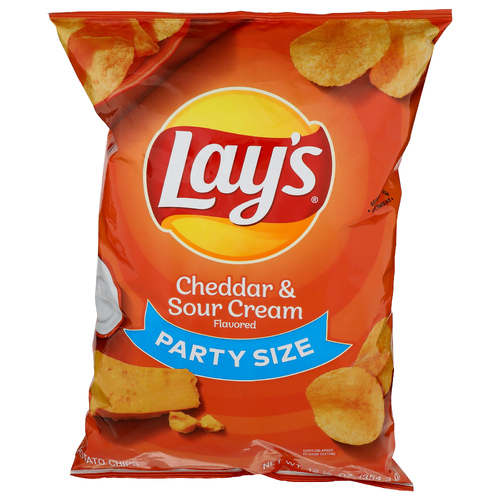 Lay's Cheddar & Sour Cream Potato Chips - 12.5 Ounce