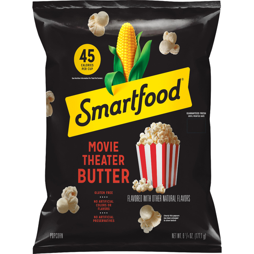 Smartfood  Movie Theater Butter Flavored Popcorn - 6.25 Ounce