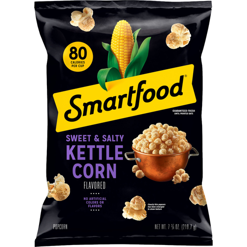 Smartfood  Sweet & Salty Flavored Kettle Corn Popcorn - 7.75 Ounce