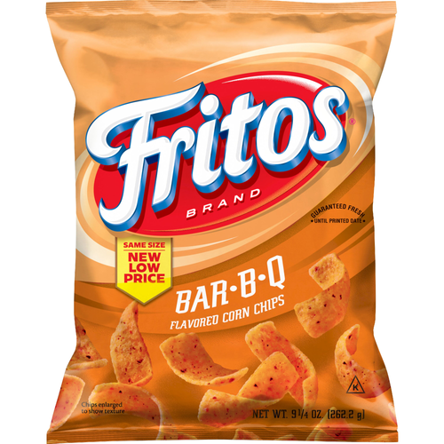 Fritos Bar.B.Q Flavored Corn Chips - 9.25 Ounce