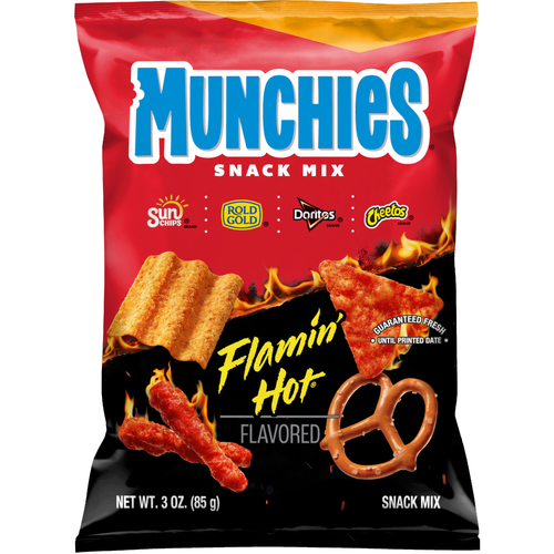 Munchies Snack Mix Flamin' Hot Flavored - 3 Ounce