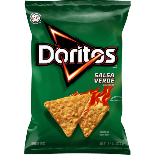 Doritos  Salsa Verde Flavored Tortilla Chips - 9.25 Ounce