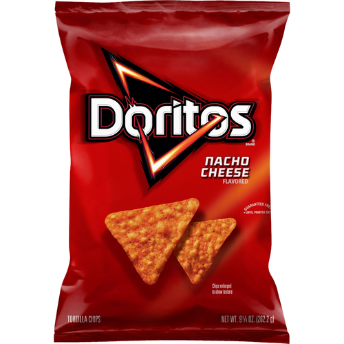 Doritos  Nacho Cheese Flavored Tortilla Chips - 9.25 Ounce