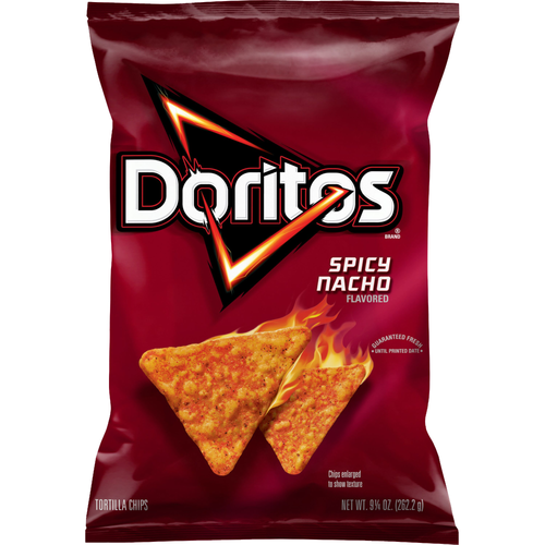 Doritos  Spicy Nacho Flavored Tortilla Chips - 9.25 Ounce