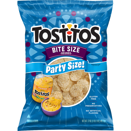 Tostitos Bite Size Tortilla Chips Rounds - 17 Ounce