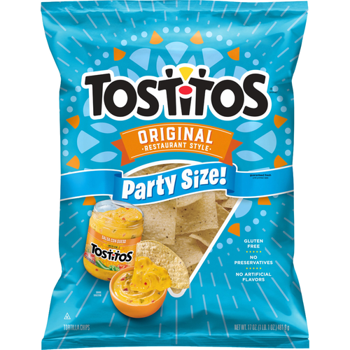 Tostitos Tortilla Chips Original Restaurant Style - 17 Ounce