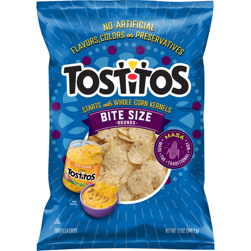 Tostitos Bite Size Tortilla Chips Rounds - 12 Ounce