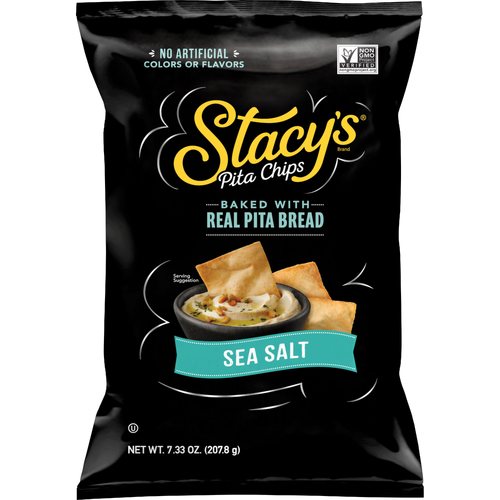 Stacy's Baked Pita Chips Sea Salt - 7.33 Ounce