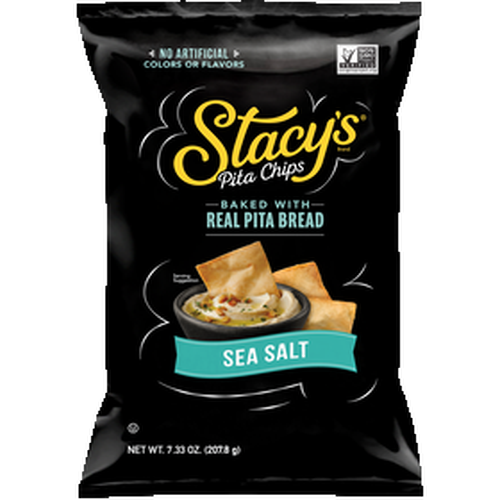 Stacy's Baked Pita Chips Sea Salt - 7.33 Ounce Image 1 of 3