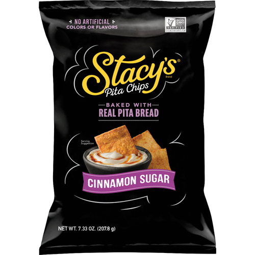 Stacy's Baked Pita Chips Cinnamon Sugar - 7.33 Ounce - 1 Count