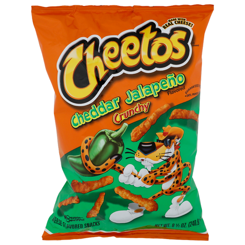 Cheetos Cheddar Jalapeno Crunchy Cheese Flavored Snacks - 8.5 Ounce