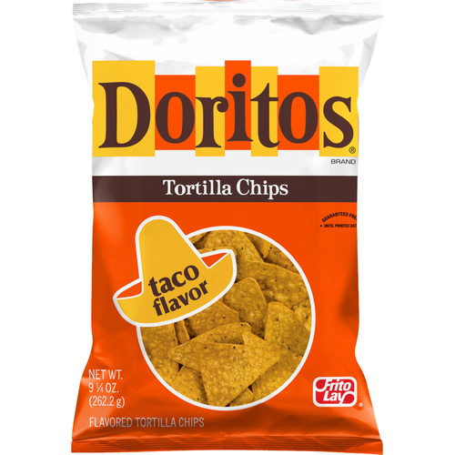 Doritos  Taco Flavored Tortilla Chips - 9.25 Ounce