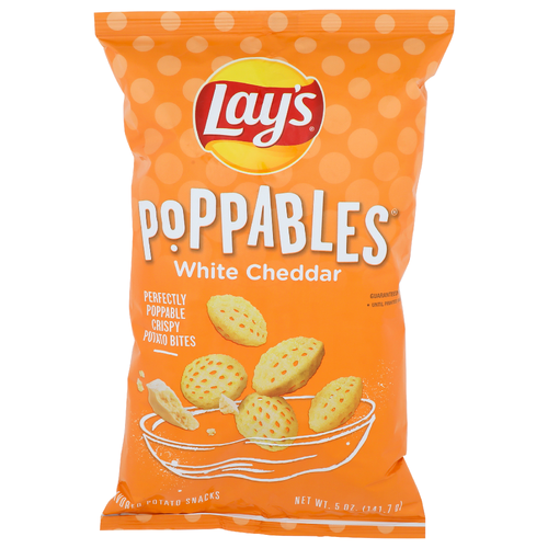 Lay's Poppables White Cheddar Potato Snacks - 5 Ounce