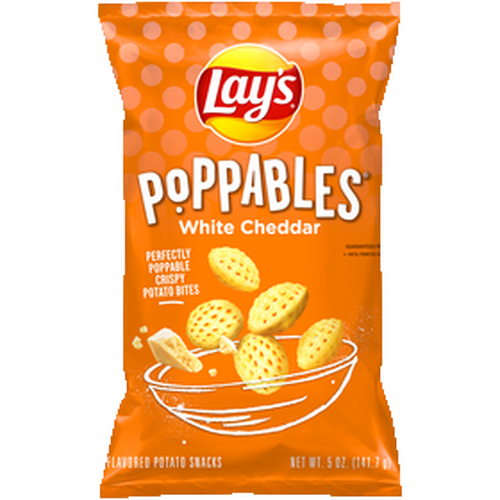 Lay's Poppables Potato Snacks White Cheddar Flavored - 5 Ounce Image 1 of 9