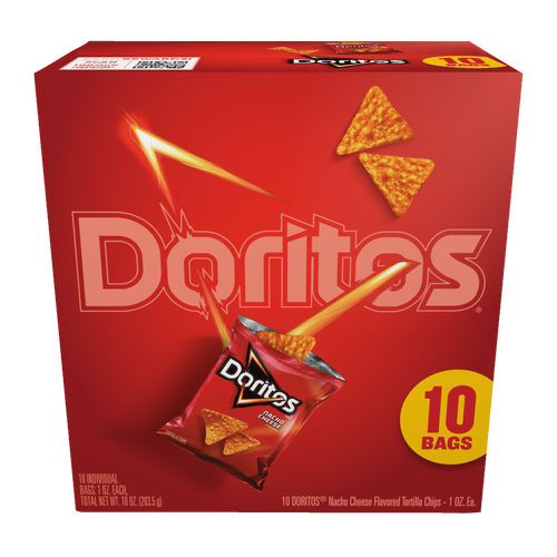 Doritos Tortilla Chips Nacho Cheese Flavored - 10 Ounce