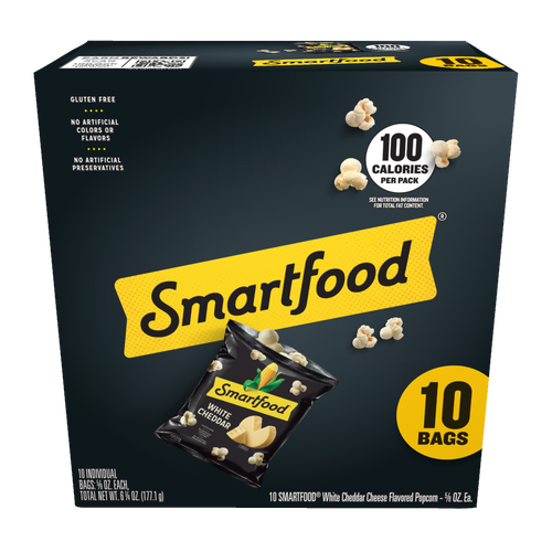 Smartfood Popcorn White Cheddar Flavored 5 - 6.25 Ounce