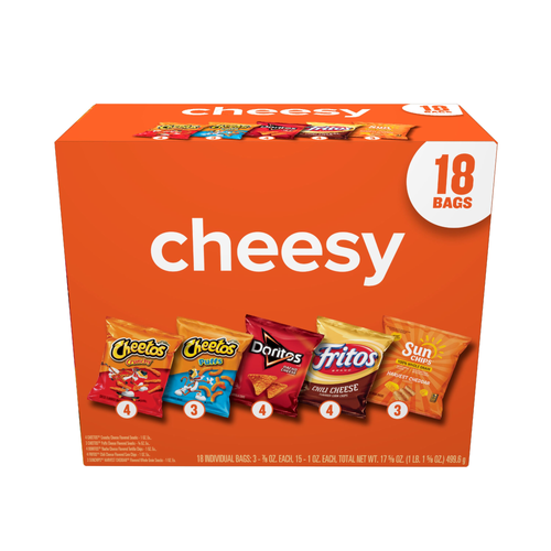 Frito Lay Cheesy Mix Variety Pack - 17.63 Ounce