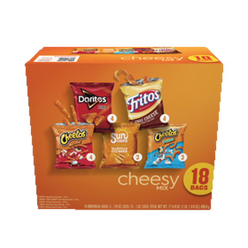 Frito Lay Cheesy Mix Variety Pack - 17.63 Ounce