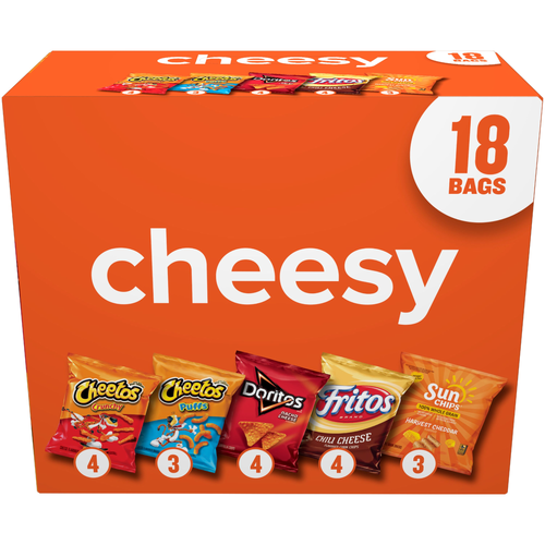 Frito Lay Cheesy Mix Variety Pack - 17.63 Ounce Image 1 of 3