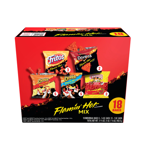 Frito Lay  Flamin' Hot Mix Variety Pack - 17.38 Ounce