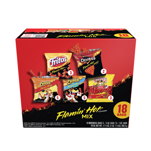 Frito Lay  Flamin' Hot Mix Variety Pack - 17.38 Ounce