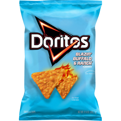 Doritos Blazin' Buffalo & Ranch Tortilla Chips - 9.25 Ounce