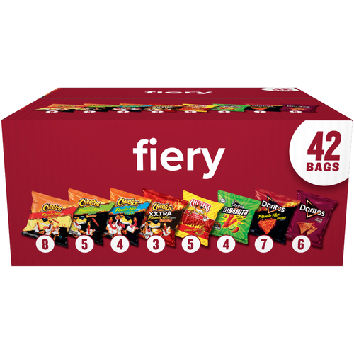 Frito Lay Snacks Fiery Mix Variety Pack - 42 Ounce