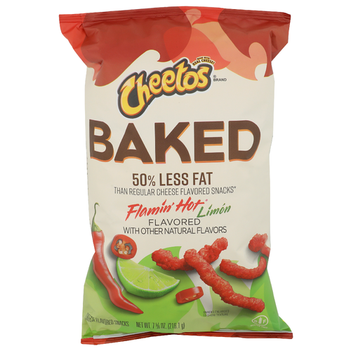 Cheetos Flamin Hot Limon Cheese Flavored Snacks - 7.63 Ounce