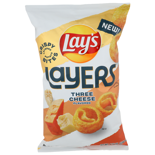 Lay's Layers Three Cheese Flavored Potato Snacks - 4.75 Ounce Image 1 of 4