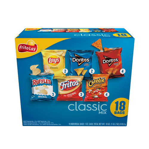 Frito Lay Snacks Classic Mix Variety - 18 Ounce