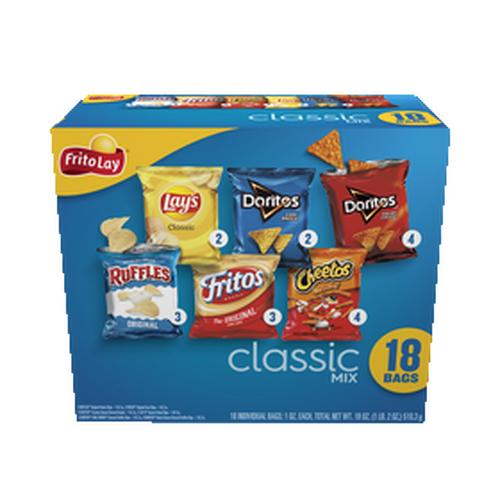 Frito Lay Snacks Classic Mix Variety - 18 Ounce