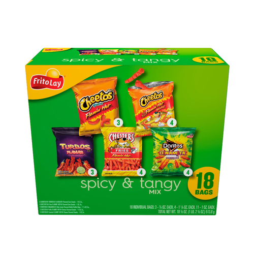 Frito Lay Spicy & Tangy Mix Variety Pack - 18.13 Ounce