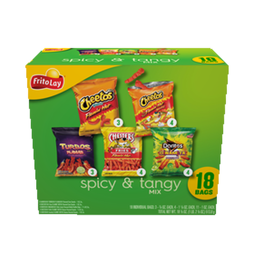 Frito Lay Spicy & Tangy Mix Variety Pack - 18.13 Ounce