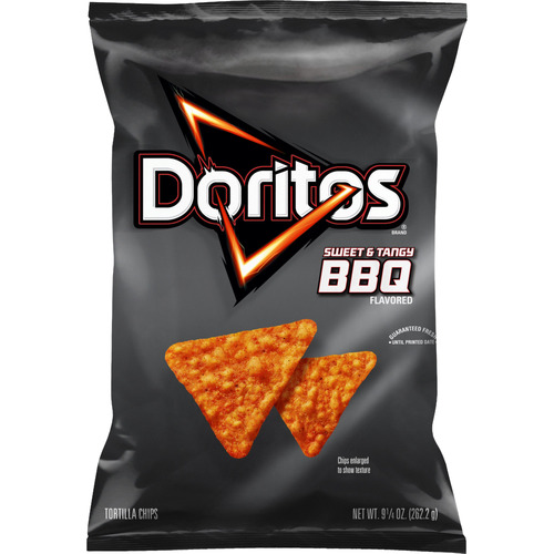 Doritos Tortilla Chips Sweet & Tangy BBQ Flavored 9 1 - 9.25 Ounce - 1 Count