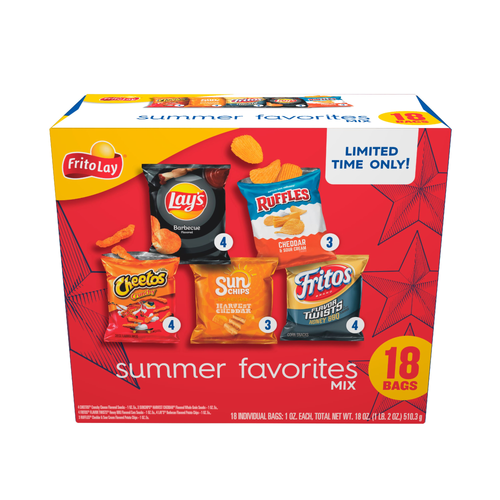 Frito Lay Snacks Summer Favorites Mix Variety - 18 Ounce
