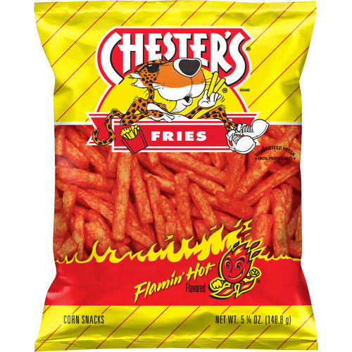 Chester's Fries Flamin' Hot Flavored Corn Snacks - 5.25 Ounce